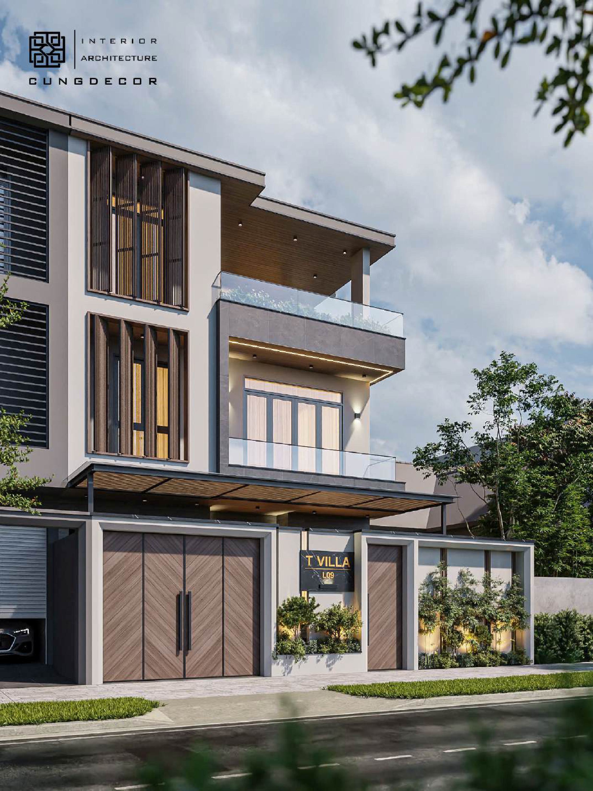 Biệt thự hiện đại